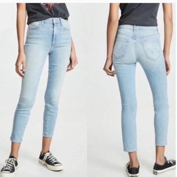 MOTHER Denim - Mother The Looker Crop in Swimming Pool Sunday Size 28